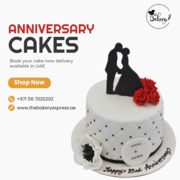 Wedding Anniversary Cakes in Dubai |  Best Cake Shop Near Me